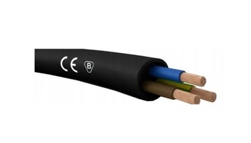 Przewód kabel OW 3x1,5 gumowy 300/500V 50m 1080