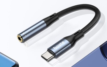 BOSTE KABEL AUDIO USB-C AUX MINI JACK 3,5MM PRZEJŚCIÓWKA DO SŁUCHAWEK DAC