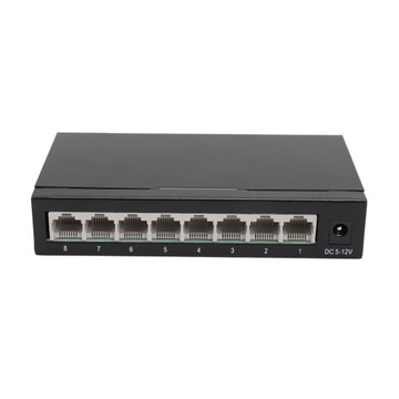 8-portowy przełącznik Fast Ethernet 10 100 Mb/s Pulpit rozdzielacz 00