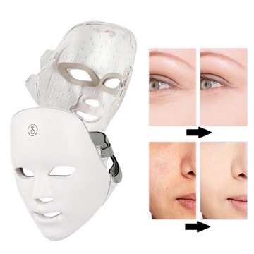 ПРОФЕССИОНАЛЬНАЯ СВЕТОДИОДНАЯ МАСКА ДЛЯ ЛИЦА ФОТОННАЯ СВЕТОТЕРАПИЯ 7в1