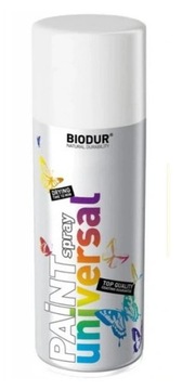 BIODUR EMALIA BIAŁA MATOWA SPRAY 400ML RAL 9010