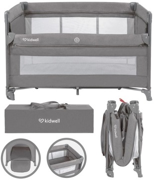 ŁÓŻECZKO TURYSTYCZNE DWUPOZIOMOWE KIDWELL BLISSY LIFT OPUSZCZANY BOK