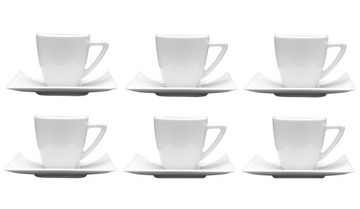 LUBIANA CLASSIC 6 X FILIŻANKA 70 ML + 6 X SPODEK