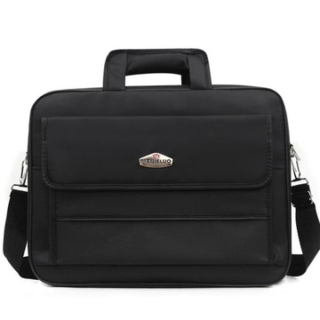 TORBA NA LAPTOPA CZARNA DUŻA ETUI PASEK 15,6 6002