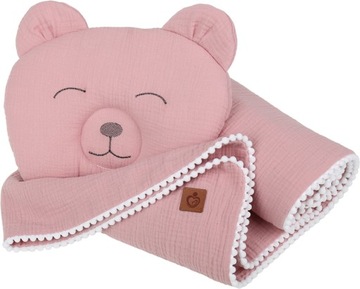 МУСЛИНОВОЕ ОДЕЯЛО + ПОДУШКА BABYMAM BEAR