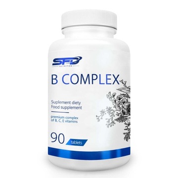 SFD VITAMIN B-COMPLEX 90TAB WITAMINA B6 B12 UKŁAD NERWOWY ODPORNOŚĆ STRES