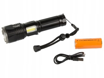 Тактический светодиодный фонарик Bailong Cree Cob XHP160 Power