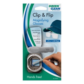 Okulary powiększające Green Clean Clip & Flip