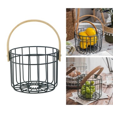Проволочная корзина для яиц с ручками