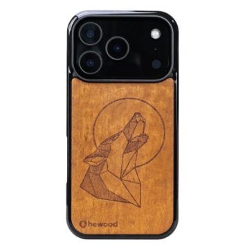 Dřevěný Pouzdro Bewood pro iPhone 17 Pro Wilk Imbuia