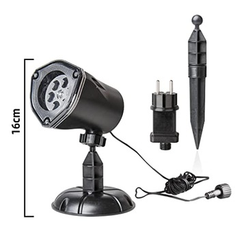 НАРУЖНАЯ СВЕТОДИОДНАЯ ПРОЕКЦИОННАЯ ЛАМПА С ДИСТАНЦИОННЫМ УПРАВЛЕНИЕМ