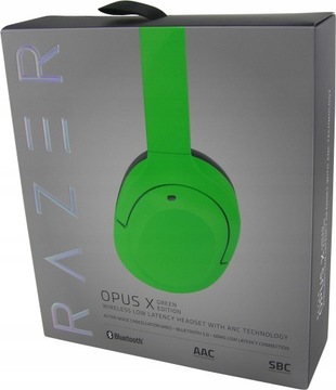 SŁUCHAWKI BEZPRZEWODOWE RAZER OPUS X GREEN ZIELONE