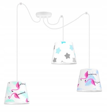 Lampa Dziecięca Wisząca Sufitowa LOFT LED Abażur