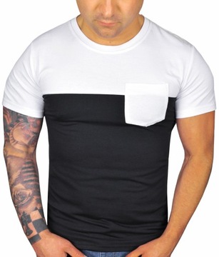 T-SHIRT KOSZULKA MĘSKA BAWŁNIANA KOLORY