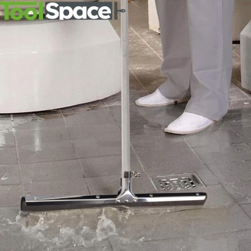 Скребок для воды, швабра для пола ToolSpace, 65 см, с палочкой 120 см.