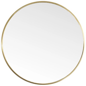 Eleganckie Proste Okrągłe Lustro 50cm Living and Home Łazienka Przedpokój