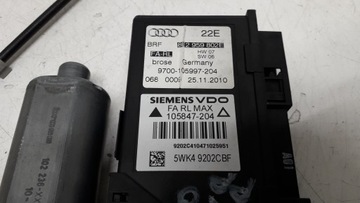 A4 B7 EXEO MECHANIZMUS OKNO PRAVÝ PŘEDNÍ 8E0837462C