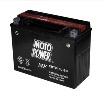MotoPower AGM 12V 20Ah/280A CBTX18L-BS ETX24HL-BS