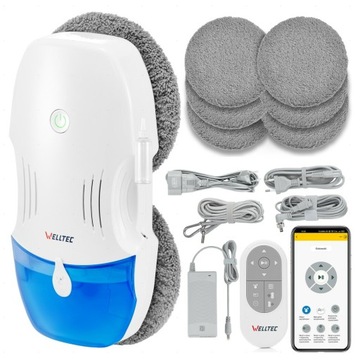 WELLTEC RX10 CLASSIC - ROBOT DO MYCIA OKIEN | 4000Pa | WiFi | PILOT