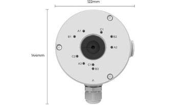 Reolink B10 B10W Распределительная коробка для цилиндрических камер, белый | реолинк