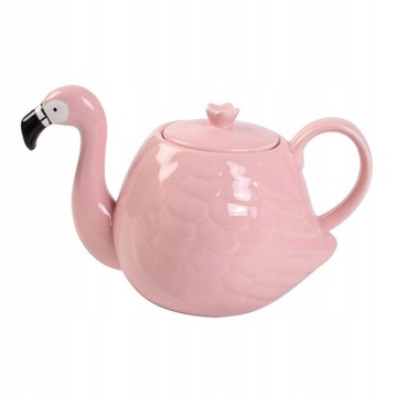 Kreatywny 3D Flamingo Czajniczek Porcelanowy