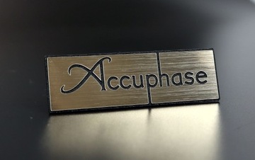 Logo Accuphase zamiennik 60 x 19 mm