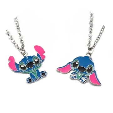 2 X NASZYJNIK WISIOREK PRZYJAŹNI STITCH BFF OHANA STICH 2 SZT PRZYJAŹŃ