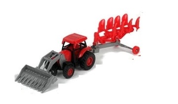 TRAKTOR Z Z MASZYNĄ PŁUG 30T