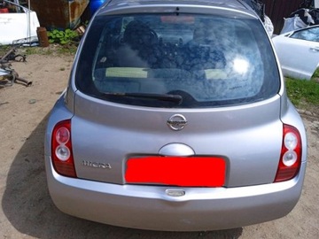 Nissan MICRA K12 KLAPA TYLNA POKRYWA BAGAŻNIKA TYŁ ORYG.