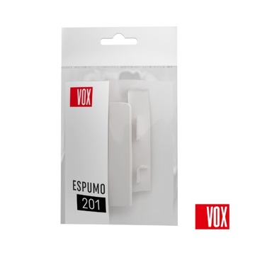 ZAKOŃCZENIE KOMPLET DO LISTWY VOX ESPUMO 201 BIAŁA 80mm