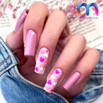 Набор для наращивания ногтей, 3 формы гелевых кистей MaluLac для наращивания