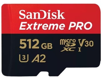 Prezent Karta Sandisk microSDXC Extreme Pro 512GB 200MB/s