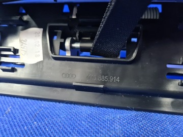 AUDI Q7 4M PODHLAVNÍK POHOVKA ZADNÍ 3-CIEGO ŘÁDU KŮŽE KOŽENÝ