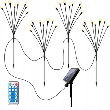 LAMPA SOLARNA LED REFLEKTOR OGRODOWY WBIJANY IP65