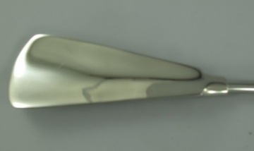 Элегантный рожок для обуви АЛЮМИНИЙ, серебро.