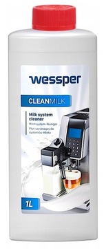 MOCNY Płyn Czyszczenia Systemu MLEKA do ekspresu WESSPER CleanMilk -1000ml