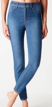 CALZEDONIA spodnie jeansy skinny push up S/36