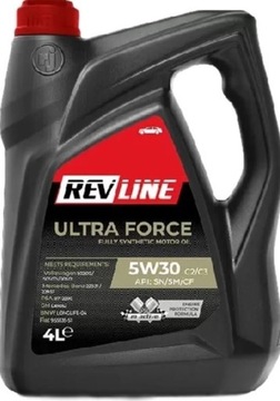 Olej silnikowy ULTRA FORCE (4L) 5W30 ,API CF, SM, SN, ACEA C2, C3, BMW