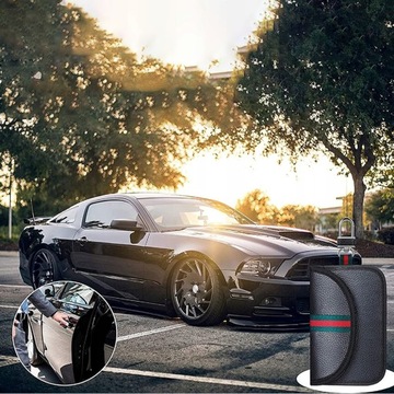 ЗАЩИТНЫЙ КОЖАНЫЙ ЧЕХОЛ ДЛЯ БЕЗКЛЮЧЕВЫХ RFID-КЛЮЧЕЙ 2 шт.