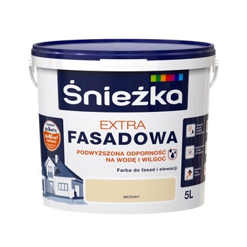 Śnieżka Extra Fasadowa Beżowy 5L