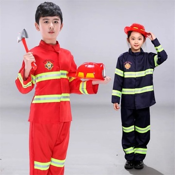 Kids Firefighter Costumes Baby Boys Clothing Set H