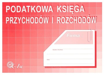 PODATKOWA KSIĘGA PRZYCHODÓW I ROZCHODÓW A4 K-1u
