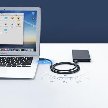 USB-USB 3.2 кабель 3м черный