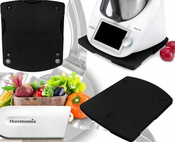 DESKA PODSTAWKA PODKŁADKA POD THERMOMIX TERMOMIKS TM6 TM5 CZARNA