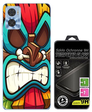 Etui Silikon Motorola Moto E22 / E22i + SZKŁO 9H