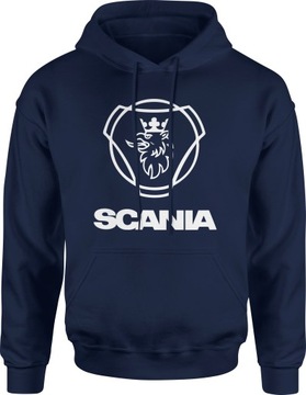 MĘSKA BLUZA DLA KIEROWCY TIRA SCANIA ROZMIAR S Z KAPTUREM DRESOWA NADRUK