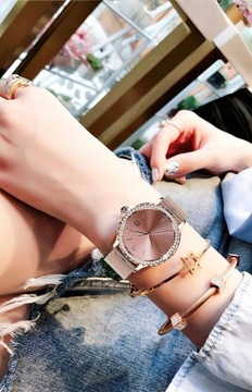 ЧАСЫ SMARTWATCH ЖЕНСКИЕ, ЭЛЕГАНТНЫЙ ЦИРКОНИЙ, ЗВОНКИ, УВЕДОМЛЕНИЯ, МЕНЮ PL