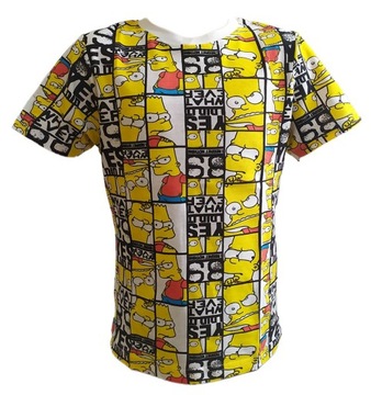 KOSZULKA SIMPSONS T-SHIRT CHŁOPIECY R134 9 LAT