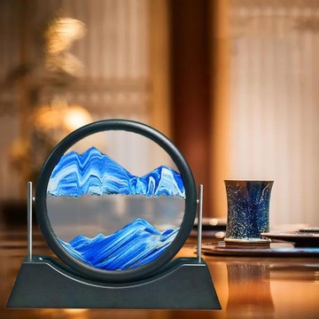 ПЕСОЧНАЯ 3D ЖИВОПИСЬ ПЕСОЧНЫЕ ЧАСЫ ДИНАМИЧЕСКАЯ ДВИЖУЩАЯСЯ КАРТИНА ДЛЯ ГОСТИНОЙ СПАЛЬНИ