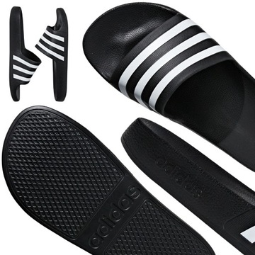 KLAPKI BASENOWE MĘSKIE ADIDAS ADILETTE AQUA LEKKIE WYGODNE PLAŻOWE r. 47